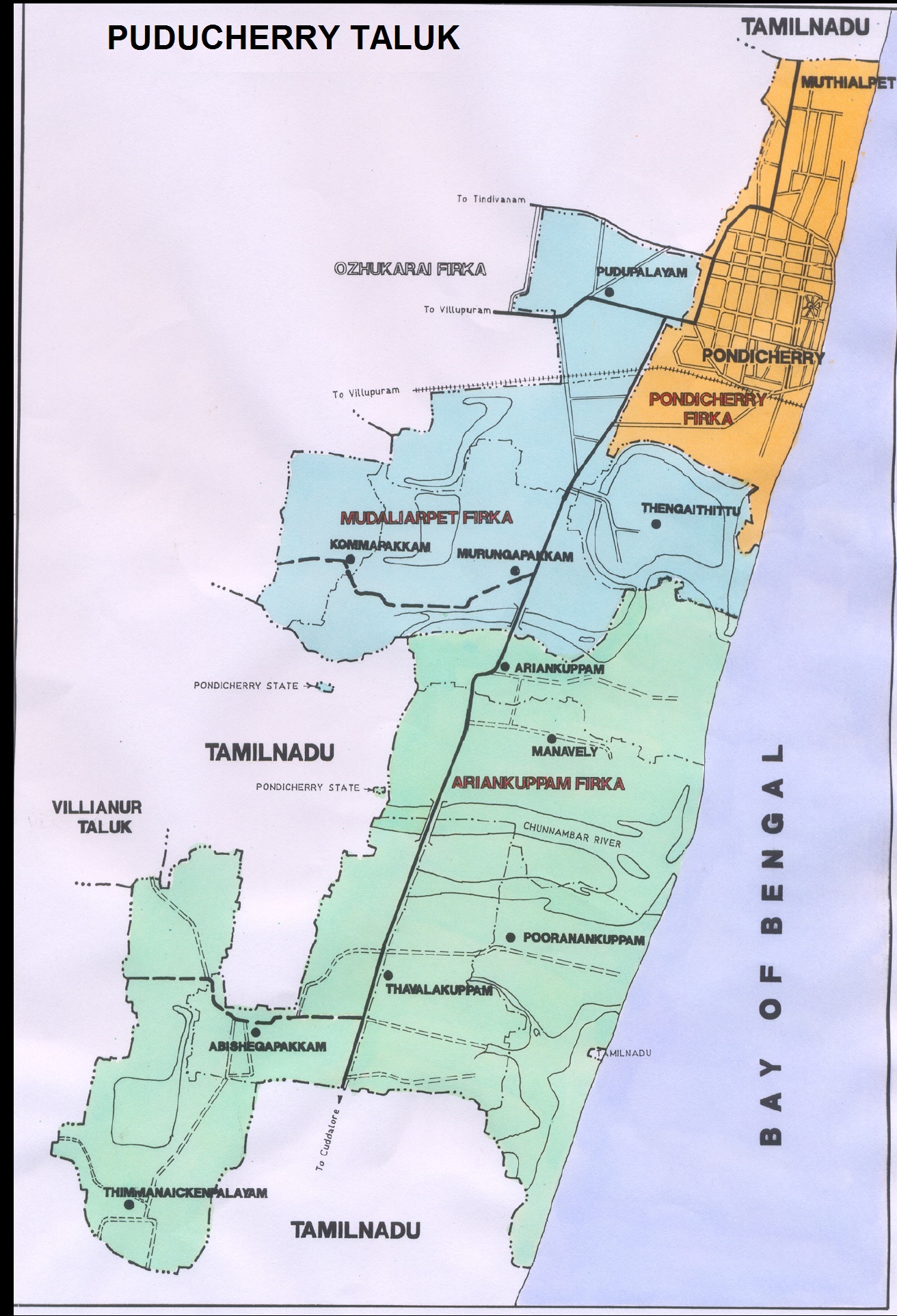 Click to Zoom Puducherry Map