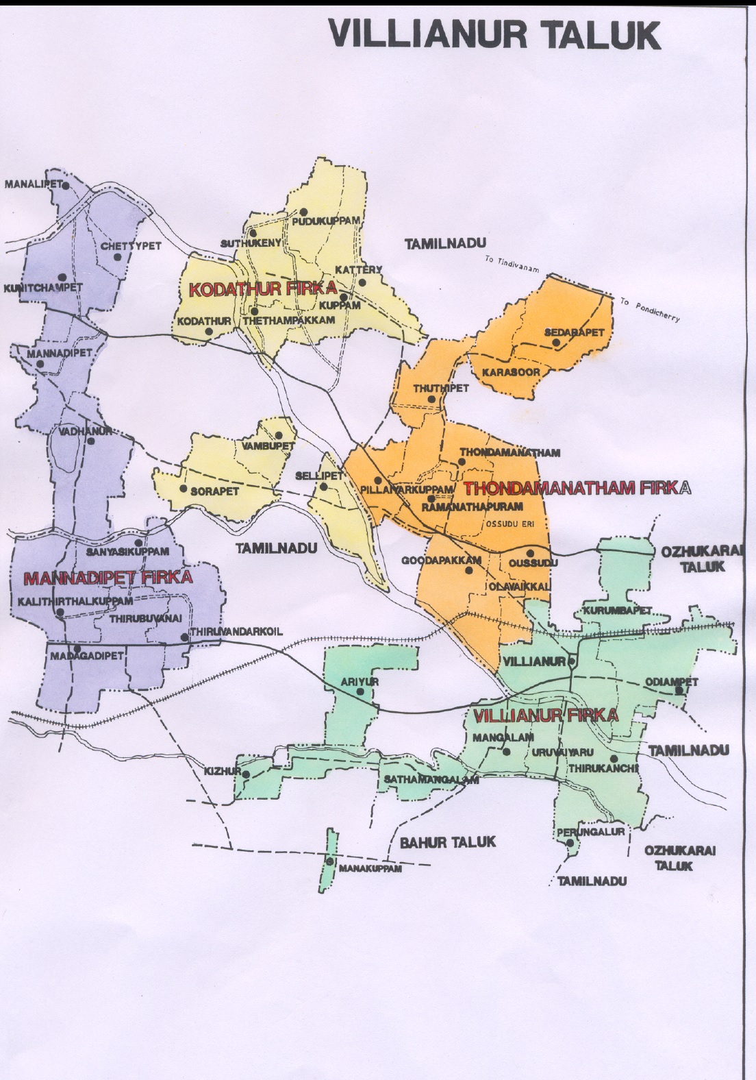 Villianur Map